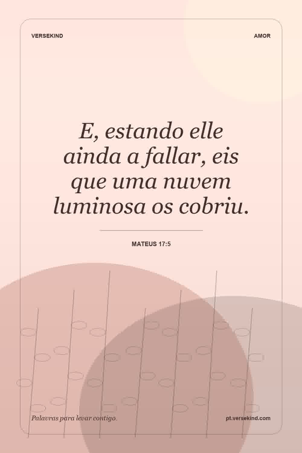 E, estando elle ainda a fallar, eis que uma nuvem luminosa os cobriu. — Mateus 17:5